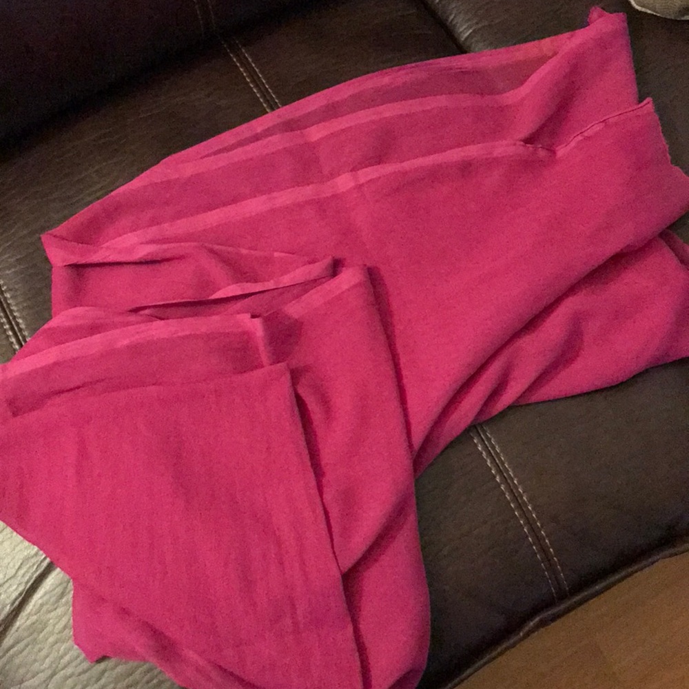 Pink scarf